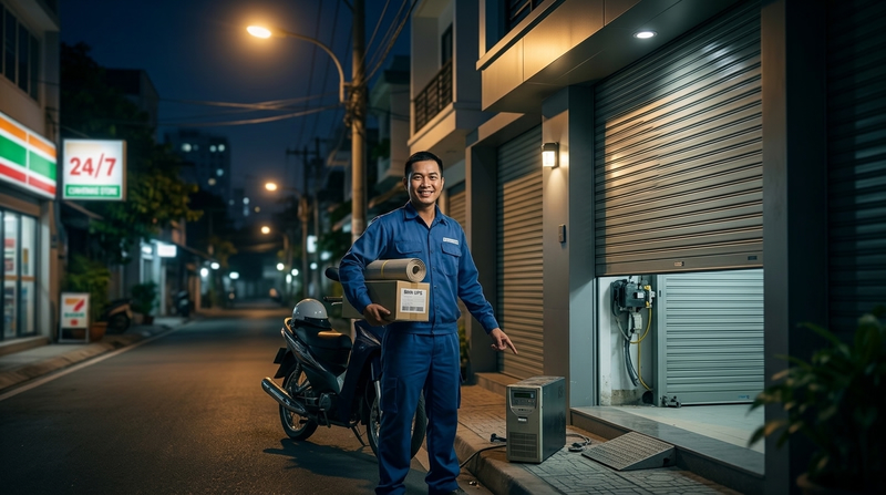 Tại sao chọn dịch vụ sửa chữa và thay thế UPS cửa cuốn của chúng tôi?