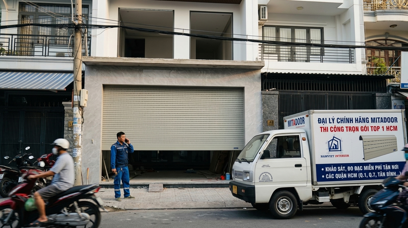 Đại lý cửa cuốn Mitadoor chính hãng - Thi công trọn gói TOP 1 HCM