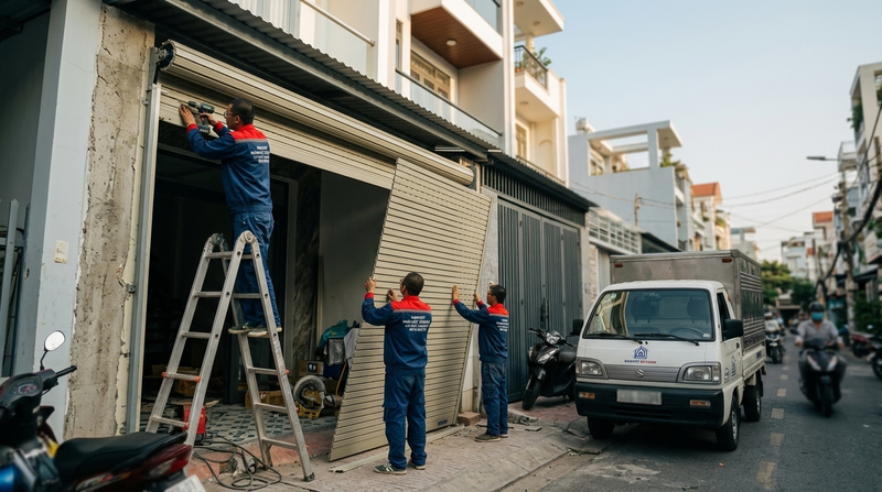 Đại Lý Lắp Đặt Cửa Cuốn Austdoor TP.HCM Uy Tín, Thi Công Nhanh