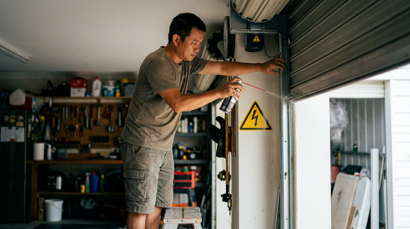 Hướng dẫn cách tra dầu mỡ và tự bảo dưỡng cửa cuốn tại nhà