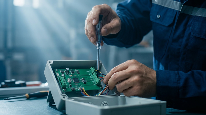 Hướng dẫn kỹ thuật: Cách đấu nối và cài đặt app điều khiển cửa cuốn