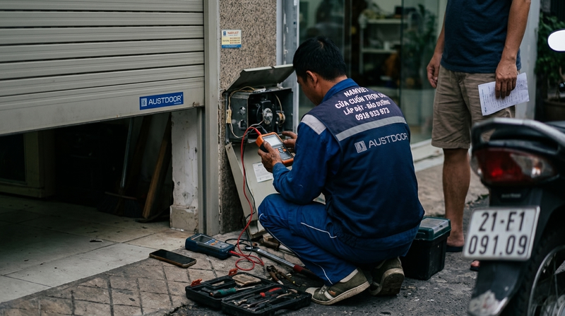 Quy trình cứu hộ cửa cuốn khẩn cấp 24/7