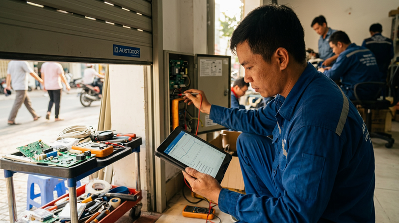 Quy Trình Sửa Chữa Cửa Cuốn Nhanh Gọn, Chuyên Nghiệp