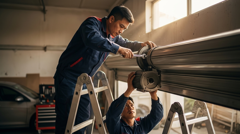 Quy trình tháo lắp và dịch vụ sửa cửa cuốn cấp tốc 15 phút