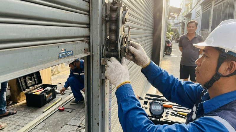 Quy trình tiếp nhận và cứu hộ cửa cuốn TPHCM chuyên nghiệp