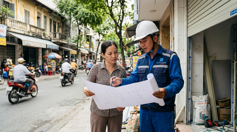 Đại lý cửa cuốn Austdoor chính hãng TP.HCM: Khảo sát & Bảo hành tốc hành
