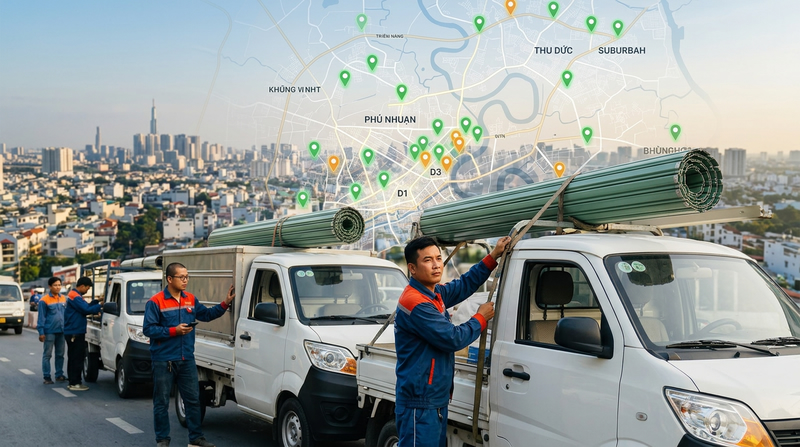 Đơn vị thi công cửa cuốn uy tín tại TP.HCM: Cam kết chất lượng & Hỗ trợ tận nơi