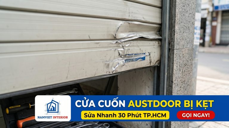Cửa Cuốn Austdoor Bị Kẹt | Sửa Nhanh 30 Phút TP.HCM