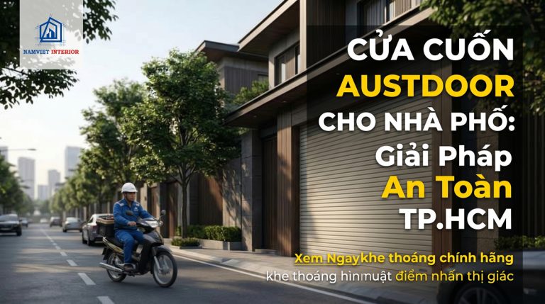 Cửa Cuốn Austdoor Cho Nhà Phố: Giải Pháp An Toàn TP.HCM