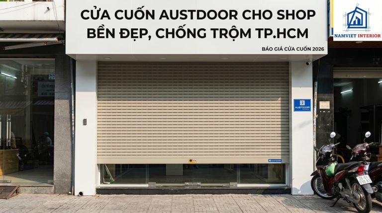 Cửa Cuốn Austdoor Cho Shop Bền Đẹp, Chống Trộm TP.HCM