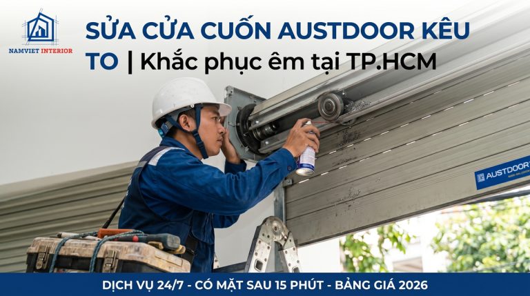 Sửa Cửa Cuốn Austdoor Kêu To Khắc Phục Êm Tại TP.HCM