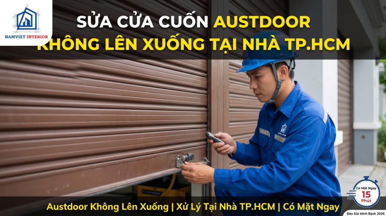 Sửa Cửa Cuốn Austdoor Không Lên Xuống Tại Nhà TP.HCM