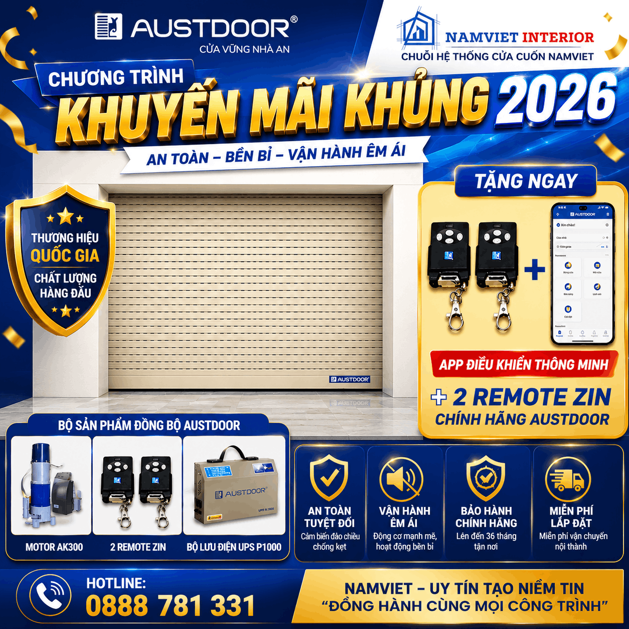 cửa cuốn austdoor

