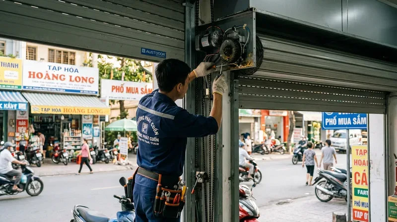 Dịch Vụ Lắp Đặt & Sửa Cửa Cuốn Phường Phú Thạnh Chuyên Nghiệp