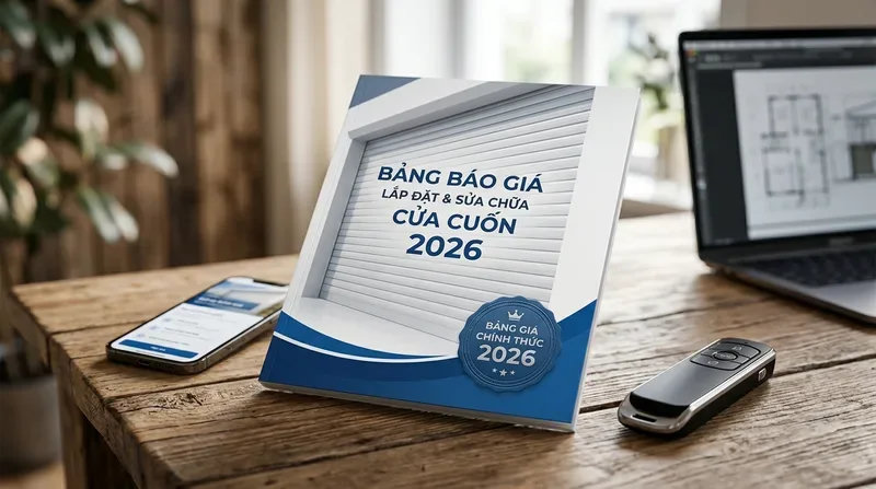 Bảng Báo Giá Lắp Đặt & Sửa Chữa Cửa Cuốn 2026 Mới Nhất