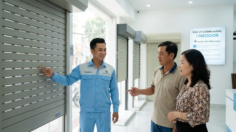 4 Lý do nên chọn mua tại đại lý cửa cuốn Onedoor chính hãng