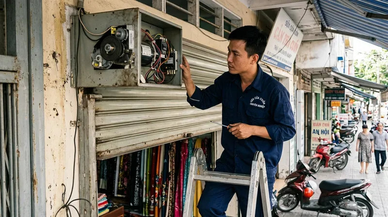 Dịch Vụ Sửa Cửa Cuốn Phường An Hội Đông Chuyên Nghiệp Tận Nơi