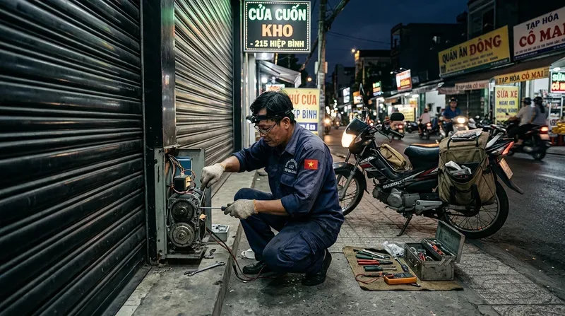 Dịch Vụ Sửa Cửa Cuốn Phường Hiệp Bình Chánh Cấp Tốc 24/24