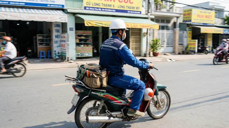 Dịch vụ sửa cửa cuốn phường Long Thạnh Mỹ uy tín, gọi là có