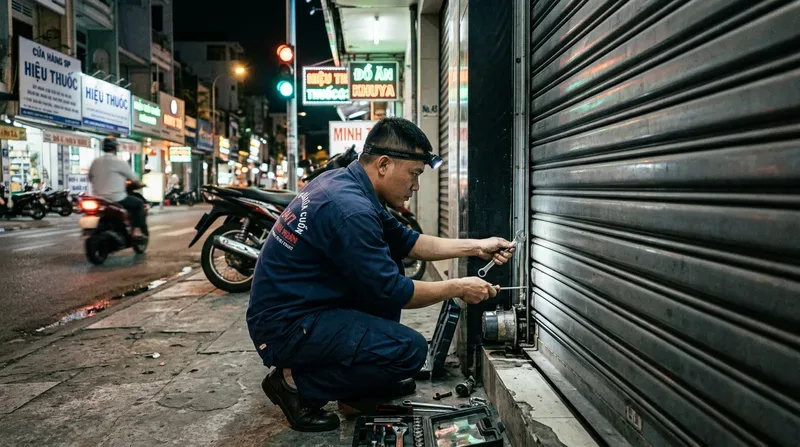Dịch vụ sửa cửa cuốn phường Phú Nhuận uy tín, siêu tốc