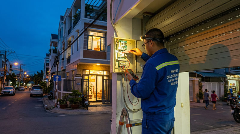 Dịch vụ sửa cửa cuốn phường Phước Long B uy tín, gọi là có mặt