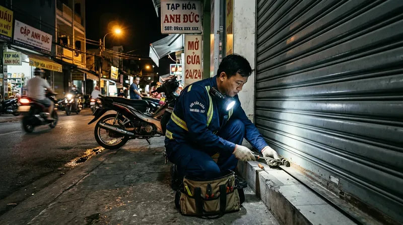 Dịch vụ sửa cửa cuốn phường Tam Bình cấp tốc 24/7