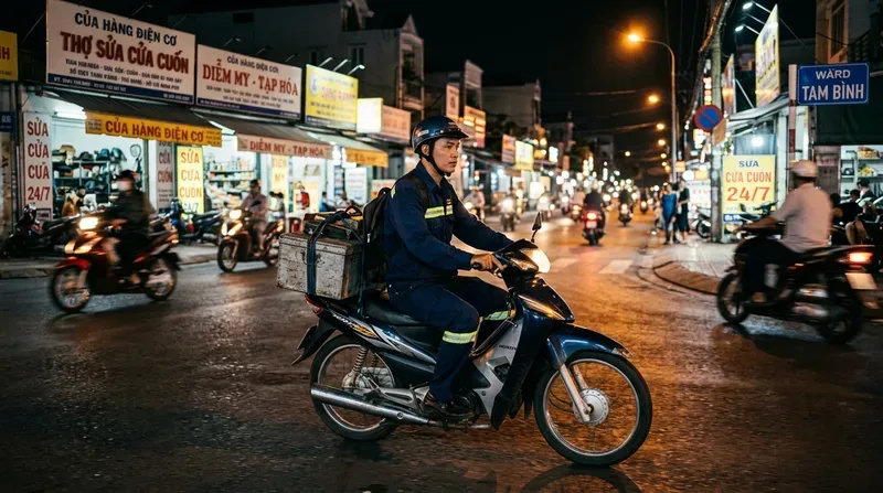 Dịch vụ sửa cửa cuốn phường Tam Bình uy tín, nhanh chóng 24/7