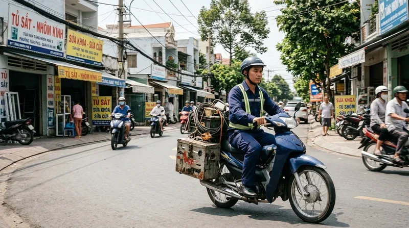 Dịch vụ sửa cửa cuốn phường Tăng Nhơn Phú A cấp tốc 24/7