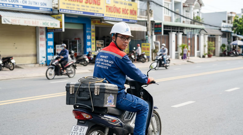 Dịch vụ sửa cửa cuốn xã Bà Điểm 24/7 - Có mặt cấp tốc