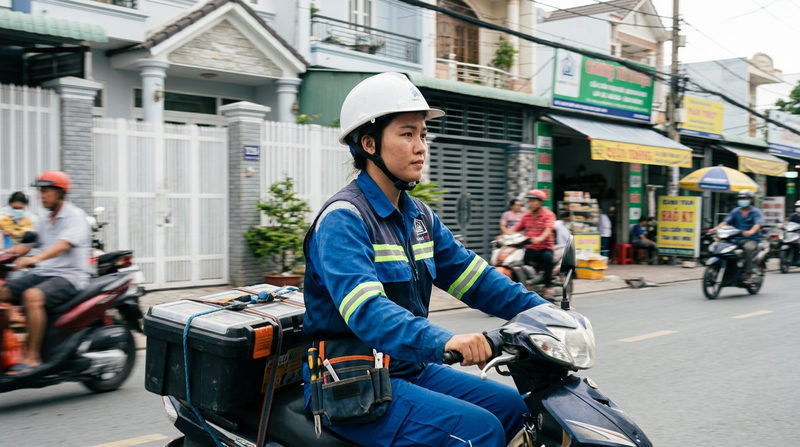 Dịch vụ sửa cửa cuốn xã Tân Thới Nhì nhanh chóng, phục vụ 24/7