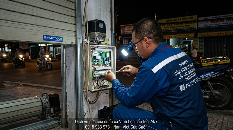 Dịch vụ sửa cửa cuốn xã Vĩnh Lộc cấp tốc 24/7 (Vĩnh Lộc A & B)