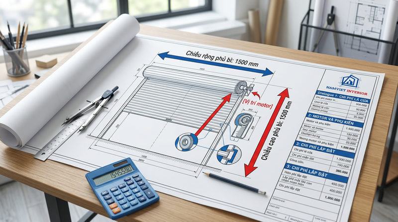 Giải đáp chi tiết: Giá trọn gói 1 bộ cửa cuốn là bao nhiêu?