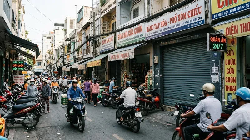 Nhu cầu và tầm quan trọng của cửa cuốn tại khu vực Xóm Chiếu, Quận 4
