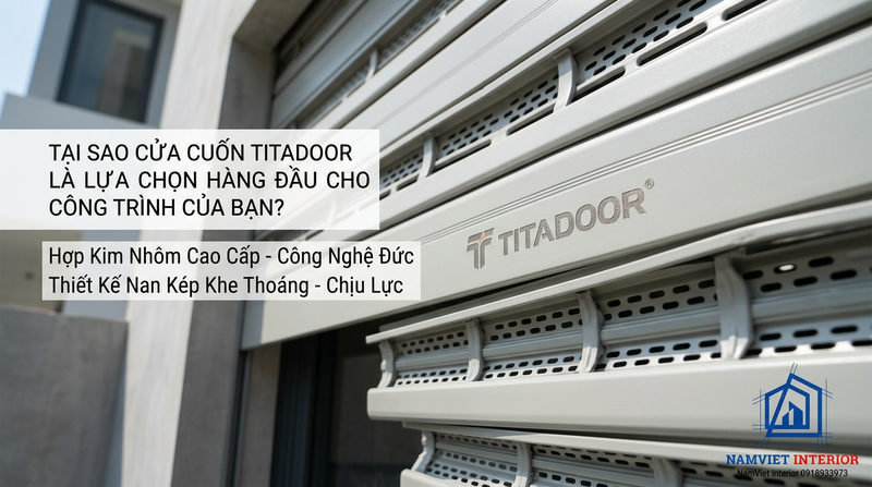 Tại sao cửa cuốn Titadoor là lựa chọn hàng đầu cho công trình của bạn?