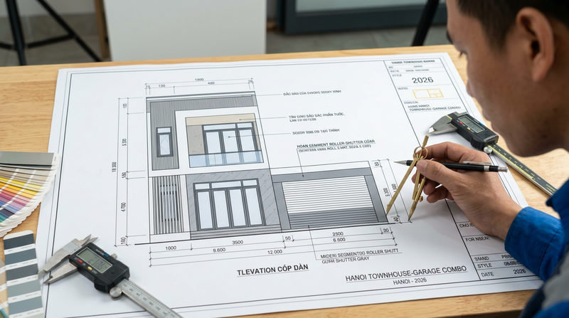 Tầm quan trọng của việc lựa chọn đúng kích thước cửa cuốn