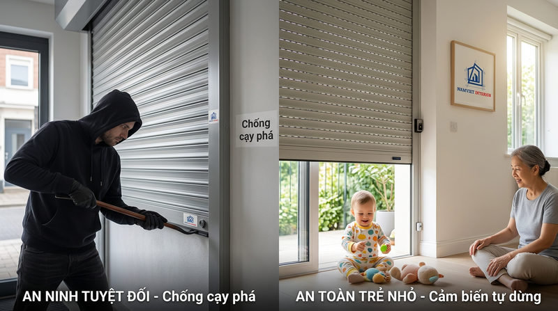 Tổng quan: Cửa cuốn hiện đại có thực sự an toàn?