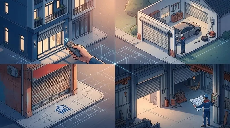 Xác định rõ nhu cầu sử dụng và vị trí lắp đặt cửa cuốn