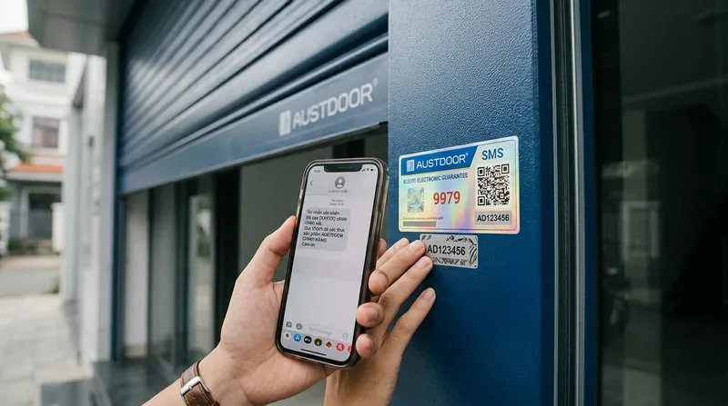 4 Cách nhận biết cửa cuốn Austdoor thật giả chính xác nhất