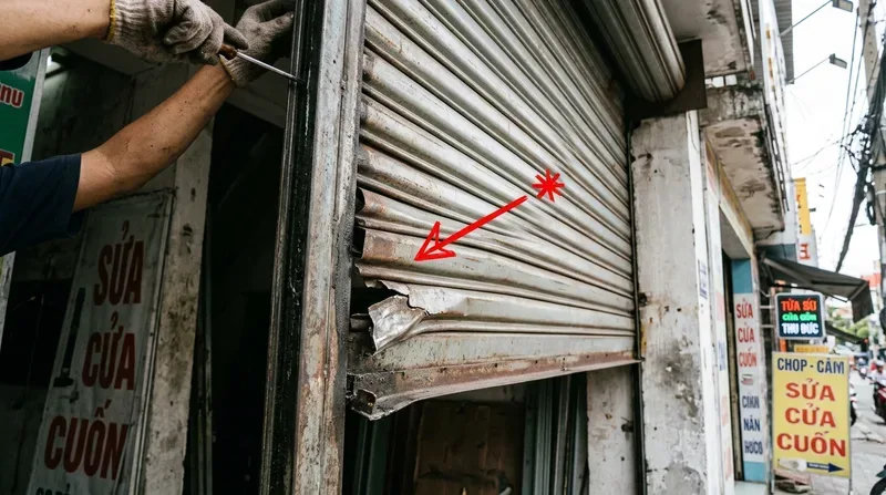 5 lỗi cửa cuốn thường gặp và cách xử lý khẩn cấp