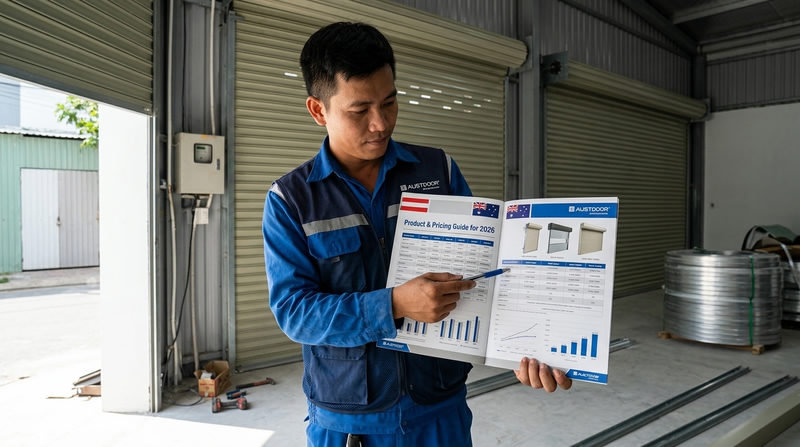 Bảng báo giá cửa cuốn Austdoor TPHCM 2026 mới nhất, trọn gói