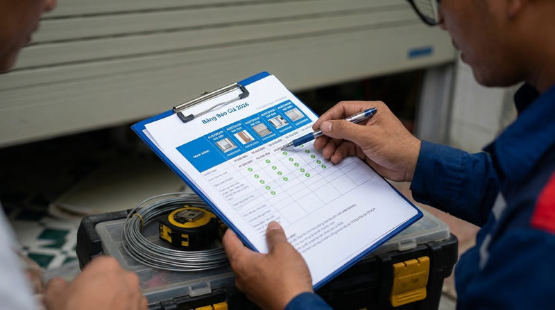Bảng Báo Giá Cửa Cuốn Austdoor TPHCM 2026 (Minh Bạch, Không Phụ Phí)