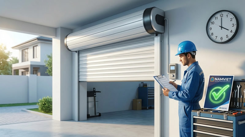 Bảng báo giá dịch vụ sửa motor cửa cuốn giá rẻ, minh bạch
