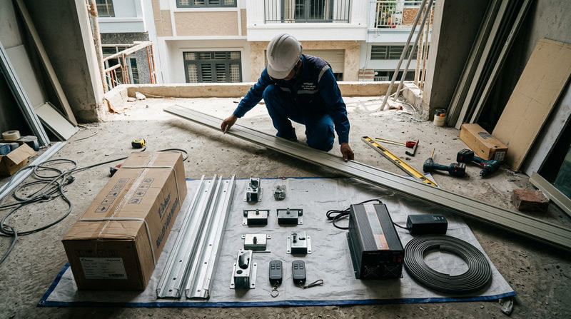 Báo giá lắp đặt cửa cuốn Titadoor trọn gói tại HCM gồm những gì?