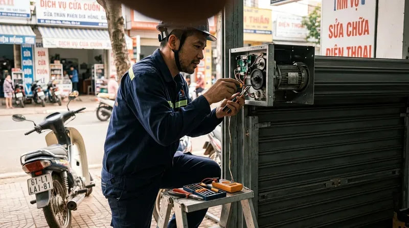 Các dịch vụ cửa cuốn phường Diên Hồng chuyên nghiệp