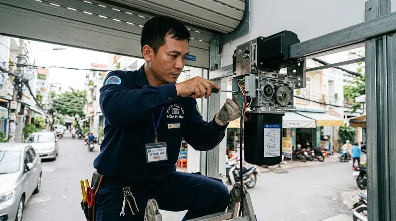 Các dịch vụ cửa cuốn phường Hòa Hưng chuyên nghiệp
