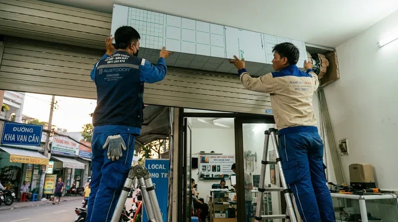 Các dịch vụ lắp đặt và sửa cửa cuốn phường Linh Tây