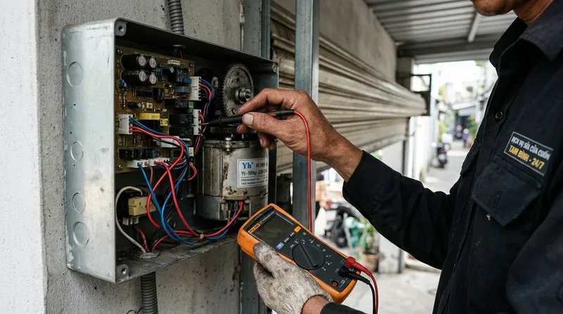 Các lỗi cửa cuốn phổ biến và cách tự khắc phục tạm thời