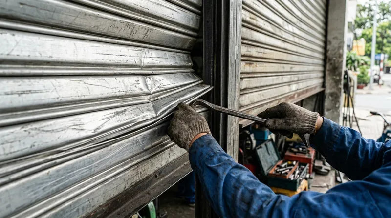 Các lỗi cửa cuốn phổ biến và hướng dẫn xử lý tạm thời
