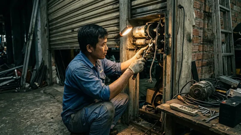 Các Lỗi Cửa Cuốn Thường Gặp & Cách Xử Lý Tạm Thời