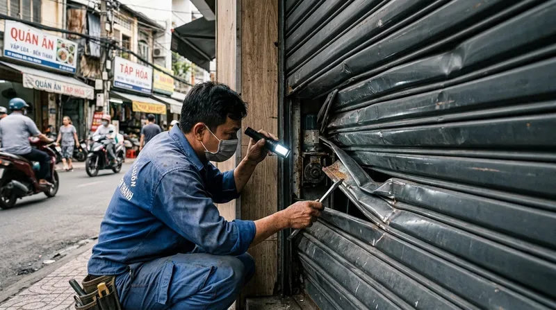 Các Lỗi Cửa Cuốn Thường Gặp Cần Gọi Thợ Khắc Phục Ngay